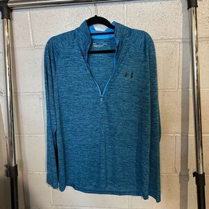 under armour Men’s large long sleeve blue shirt